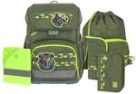 L&auml;ssig Schulranzen Set 6-teilig Light Unique Jungle Gr&uuml;n 21 Liter