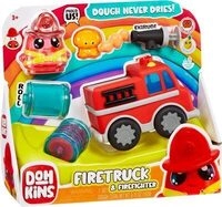 MGA 545583-EUC DohKins Firetruck & Firefighter