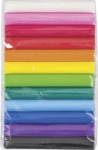 BRUNNEN 212151110 Kinderknete Mix 200g 12 Farben