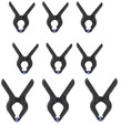 NOCH 60105 G SPUR 1 SPUR 0 H0 H0m H0e TT N Z Nylon-Klemmen-Set 9 St&uuml;ck