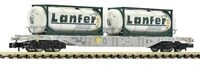 FLEISCHMANN 6660088 N Containertragwagen Sgnss, Privat, Ep. VI