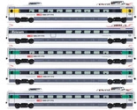 RIVAROSSI HR3026 H0 5-tlg. Set Zwischenwagen f&uuml;r Reihe ETR 470, SBB, Ep. V