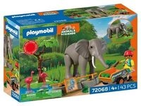 PLAYMOBIL 72068 Elefant mit Tierpfleger