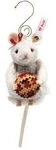 STEIFF 005886 Weihnachtsb&auml;ckerei Maus Ornament 9 cm