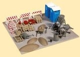 AUHAGEN 41694 H0 Baustellen-Set