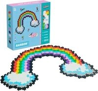 PLUS PLUS 3913 500 Kreativ Bausteine Puzzle Regenbogen Puzzle by Number