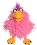 LIVING PUPPETS W878 Handspieltiere Pfr&auml;darike Piepspatz, 28 cm