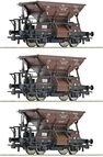 ROCO 6600283 H0 3-tlg. Set: Talbot-Schotterwagen, &Ouml;BB, Ep. III-IV