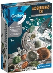 CLEMENTONI 59381 Austrabungs-Set Fossilien & Mineralien
