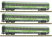 FLEISCHMANN 6260086 N 3-tlg. Set 2: Reisezugwagen, FlixTrain, Ep. VI