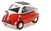 MINICHAMPS 110024001 1:18 BMW ISETTA - 1955 - WHITE/RED