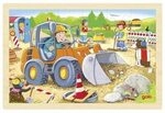 GOKI 57411 Einlegepuzzle Baustelle