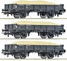 ROCO 6600259 H0 3-tlg. Set: Sandwagen GZMK, NS, Ep. III