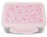 ERGOBAG 01070-40082-10 Edelstahl Brotdose Glitzer, Pink