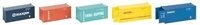 FALLER 182057 H0 5er-Set 20' Container, Ep. VI
