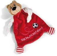 NICI 49084 Schmusetuch FC BAYERN M&Uuml;NCHEN B&auml;r Berni 25x25cm