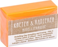 BRUNNEN 212159031 Modelliermasse Kneten & Radieren neonorange
