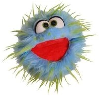LIVING PUPPETS W892 Quatschk&ouml;pfe Sutsche (blau/gr&uuml;n ), 20 cm