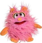 LIVING PUPPETS W888 Monster to go ! Tr&ouml;te (rosa), 22 cm
