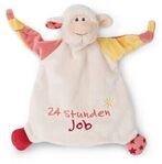 NICI 47130 Schmusetuch Lamm "24 Stunden Job"