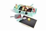 HAPE E3214 Grill mit gusseiserner Pfanne