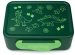 ERGOBAG 01069-20045-10 Kunststoff Brotdose Dinosaurier, Gr&uuml;n