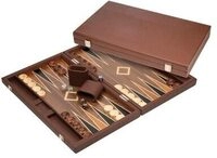 PHILOS 1736 Backgammon Polyegos, gro&szlig;, Kunstleder
