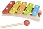 GOKI 61968 Xylophon mit 5 T&ouml;nen L= 22 cm, Holz