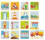 GOKI 56761 Memospiel Baustelle