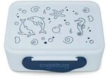 ERGOBAG 01069-30011-10 Kunststoff Brotdose Delfin, Blau