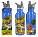 DEPESCHE 12900 Dino World Trinkflasche Edelstahl DANGER, 600 ml