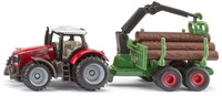 SIKU 1134 Massey Ferguson mit Forstanh&auml;nger