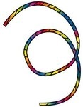 INVENTO 126441 HQ Tube Tail Rainbow Spiral 6 m