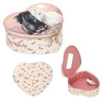 DEPESCHE 0013969 Miss Melody Mini-Schmuckschatulle in Herzform BLOSSOM PONY