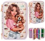 DEPESCHE 0014148 TOPModel 3 Fach Federtasche SUNNY DOG