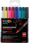 FABER-CASTELL 181708 Marker UNI POSCA PC-1MR 8er Set