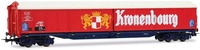 JOUEF HJ6322 H0 4-achs. Schiebewandwagen Habis &bdquo;Kronenbourg&rdquo;, SNCF, Ep. IV