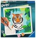 RAVENSBURGER 12023142 CreArt Malen nach Zahlen Trend - Wilder Tiger