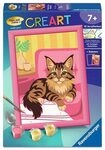 RAVENSBURGER 12023178 CreArt Malen nach Zahlen Kinder - Maine-Coon-K&auml;tzchen