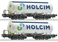 ROCO 6600233 H0 2-tlg. Set: Silowagen Uacs, Holcim, Ep. VI