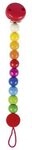 GOKI 65307 Schnullerkette Regenbogen