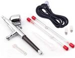 Fengda Airbrushpistole FE-130K (BD-130K) HS-30K mit Nadel/D&uuml;se 0,2 - 0,3 und...