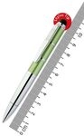 ONLINE 33657/3D Drehkugelschreiber Piccolo Stylus, metallic green