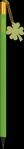 BRUNNEN 102732952 Bleistift &bdquo;Kleeblatt&ldquo; Colour Code, HB, rund, kiwi