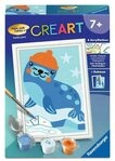 Ravensburger 12023172 CreArt, Malen nach Zahlen Kinder - Kleine Robbe