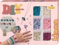 HAMA 3712 Midi B&uuml;gelperlen Kreativ-Schmuck, Geschenkbox, ca. 2400 St&uuml;ck, &Oslash;...