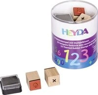 Heyda Stempelset Zahlen, 15 St&uuml;ck