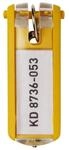 Durable 195704 Schl&uuml;sselanh&auml;nger Key Clip, Gelb