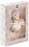 STEIFF 242953 Geschenkset Lio Pinguin Greifling mit Rassel und Spucktuch,...