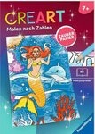 Ravensburger 48844 CreArt Malen nach Zahlen ab 7 Zauberpapier - Meerjungfrauen